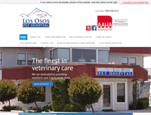 Tablet Screenshot of lososospethospital.com